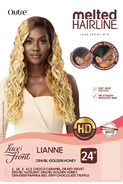 Outre Melted Hairline Collection HD Swiss Lace Front Wig Lianne - Elevate Styles

