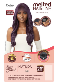 Thumbnail for Outre Synthetic Melted Hairline HD Lace Front Wig Matilda QLMHMAT - Elevate Styles
