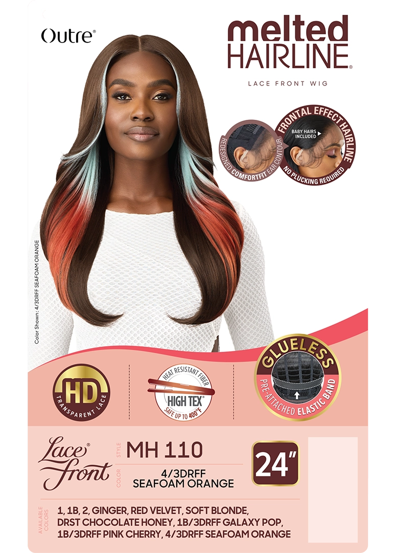 Outre Synthetic Melted Hairline HD Lace Front Wig MH110 QLMHMH110 - Elevate Styles
