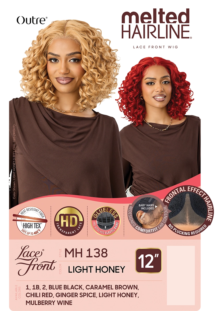 Outre Synthetic Melted Hairline HD Lace Front Wig MH138 QLMHMH138 - Elevate Styles