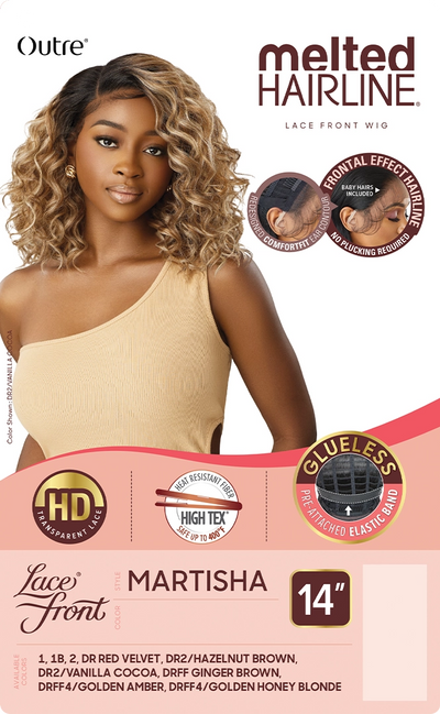 Outre HD Melted Hairline Lace Front Wig - Martisha - Elevate Styles
