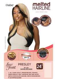 Thumbnail for Outre Synthetic Melted Hairline HD Lace Front Wig Presley QLMHPRE - Elevate Styles