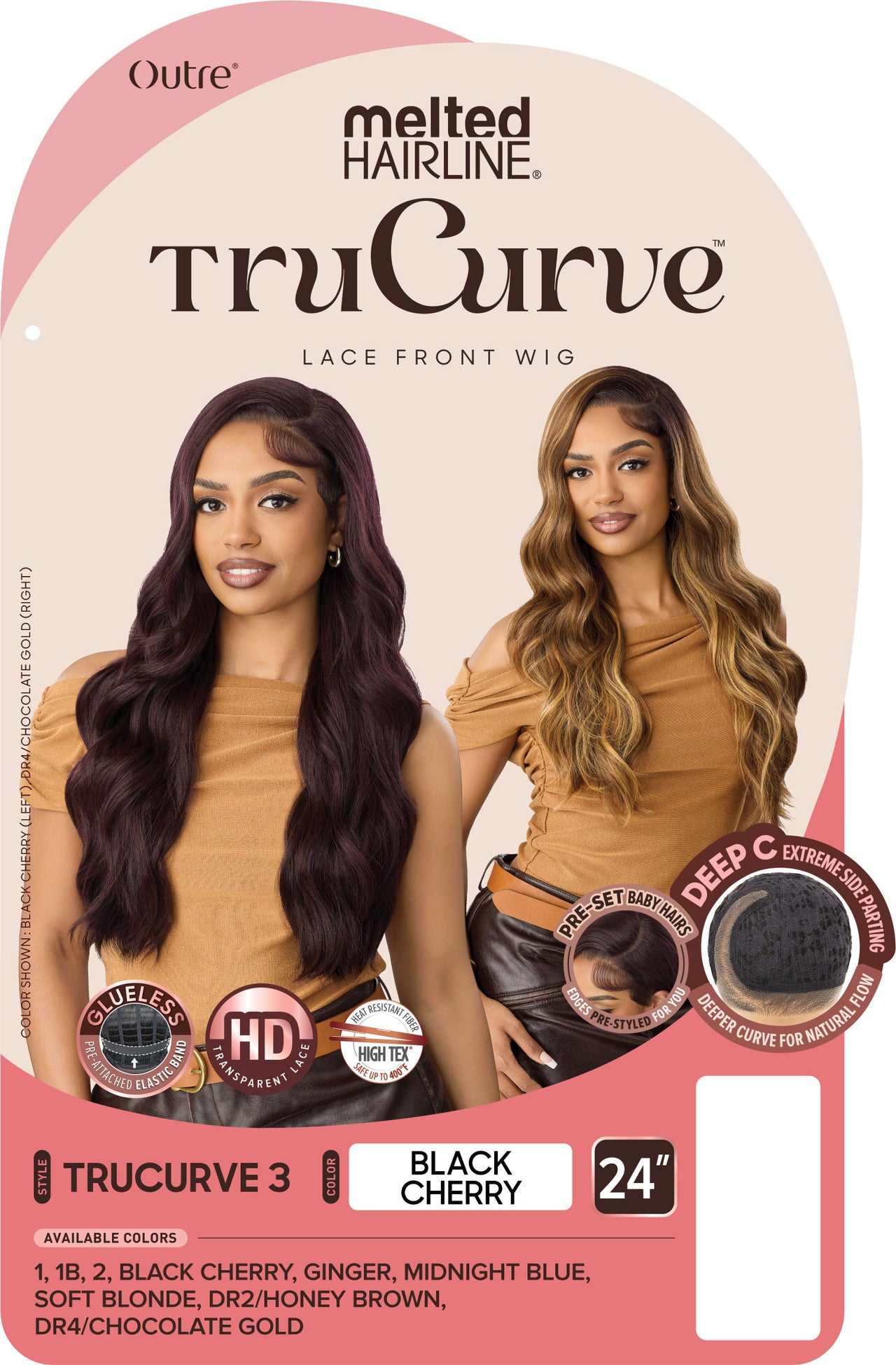 Outre Melted Hairline TruCurve Synthetic Lace Front Wig - TRUCURVE 3 QLMHTTC3 - Elevate Styles