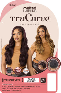 Thumbnail for Outre Melted Hairline TruCurve Synthetic Lace Front Wig - TRUCURVE 3 QLMHTTC3 - Elevate Styles