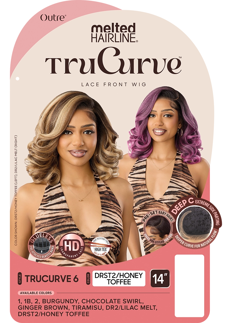 Outre Melted Hairline TruCurve Synthetic Lace Front Wig - TRUCURVE6 QLMHTTC6 - Elevate Styles