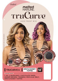 Thumbnail for Outre Melted Hairline TruCurve Synthetic Lace Front Wig - TRUCURVE6 QLMHTTC6 - Elevate Styles