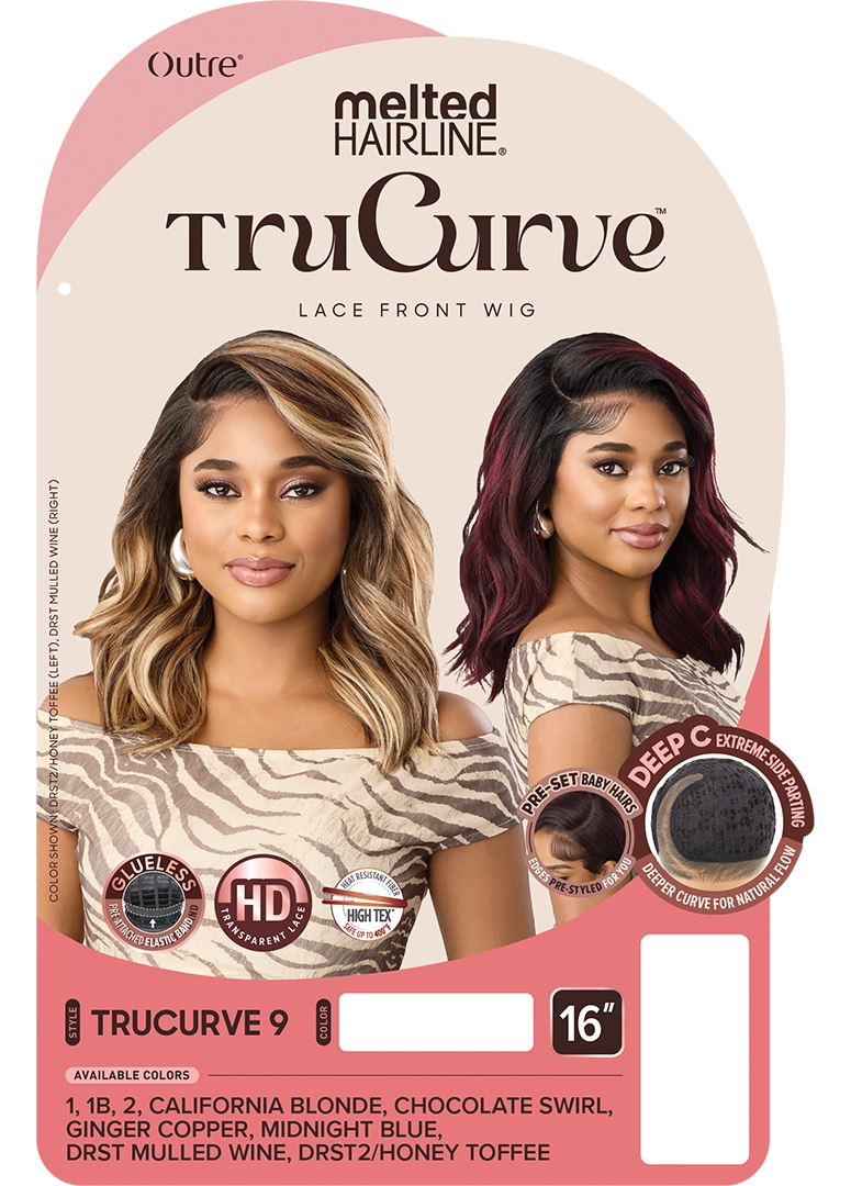 Outre Melted Hairline TruCurve Synthetic Lace Front Wig - TRUCURVE 9 QLMHTTC9