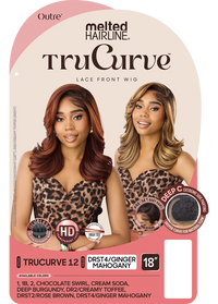Thumbnail for Outre Melted Hairline TruCurve Synthetic Lace Front Wig - TRUCURVE 12 QLMHTTC12