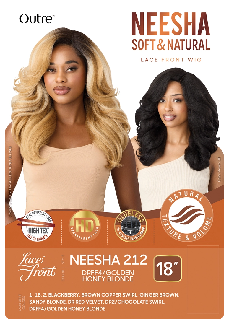 Outre Premium Soft & Natural HD Lace Front Wig Neesha 212 QLNSNN212 - Elevate Styles