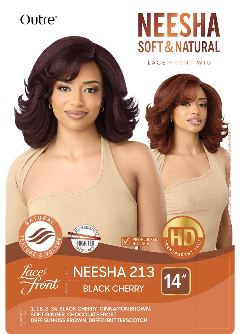 Outre Premium Soft & Natural HD Lace Front Wig Neesha 213 QLNSNN213 - Elevate Styles