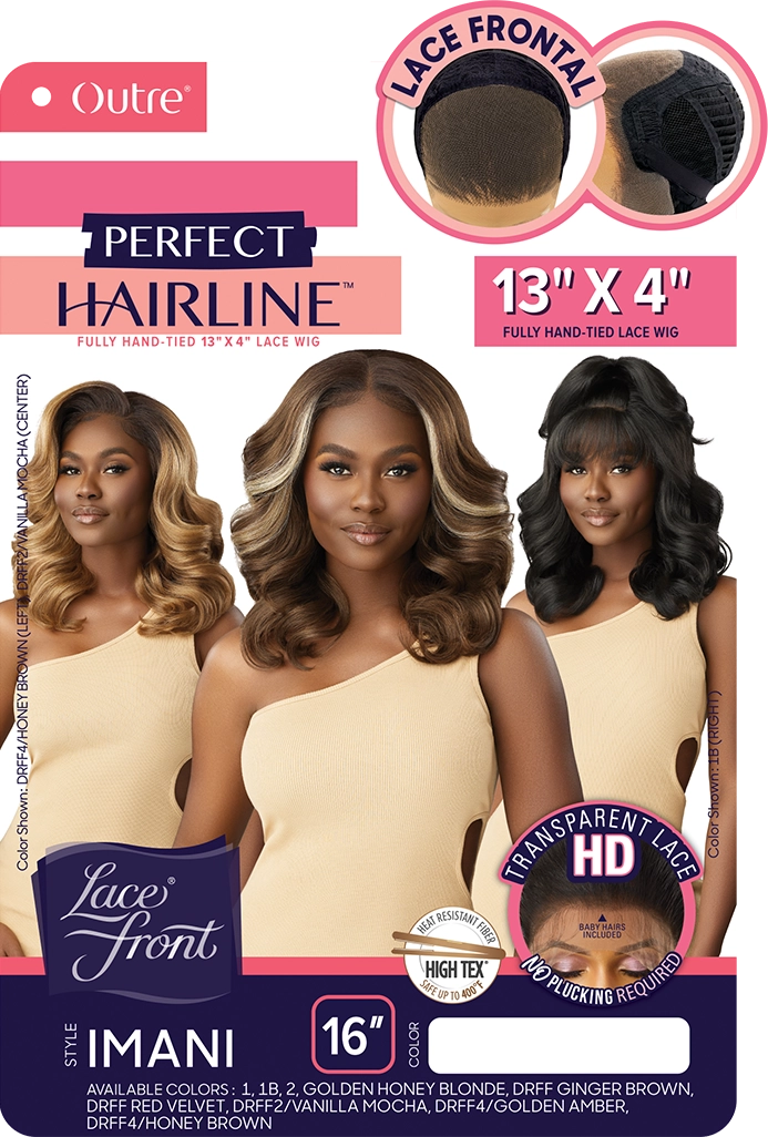 Outre Perfect Hairline 13"x 4"  HD Transparent Lace Front Wig Imani - Elevate Styles