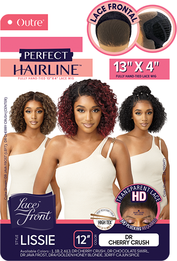 Outre Perfect Hairline HD Transparent 13" x 4" Lace Front Wig Lissie 12" - Elevate Styles
