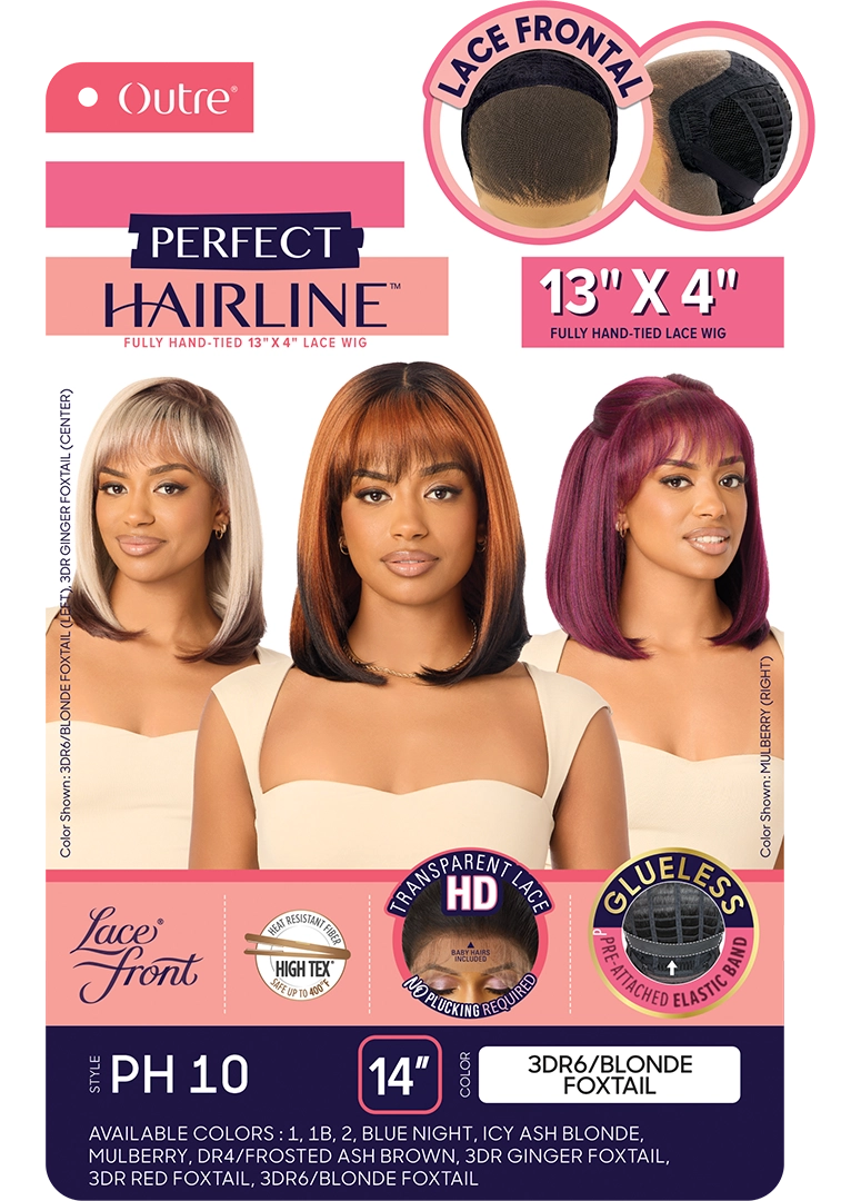 Outre Perfect Hairline 360 Frontal Lace 13"x 6" HD Transparent Lace Front Wig PH10 QLPHLPH10 - Elevate Styles
