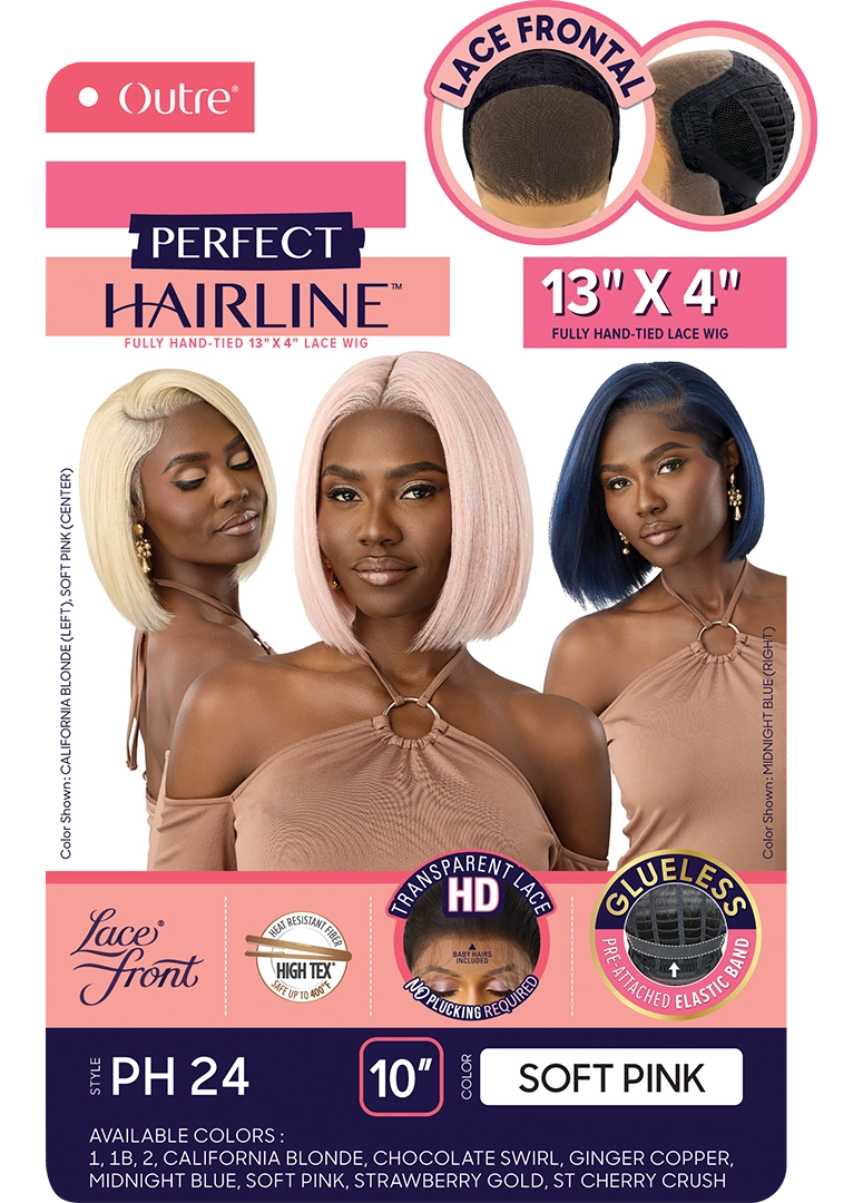 Outre Perfect Hairline 360 Frontal Lace 13"x 4" HD Transparent Lace Front Wig PH24 QLPHLPH23