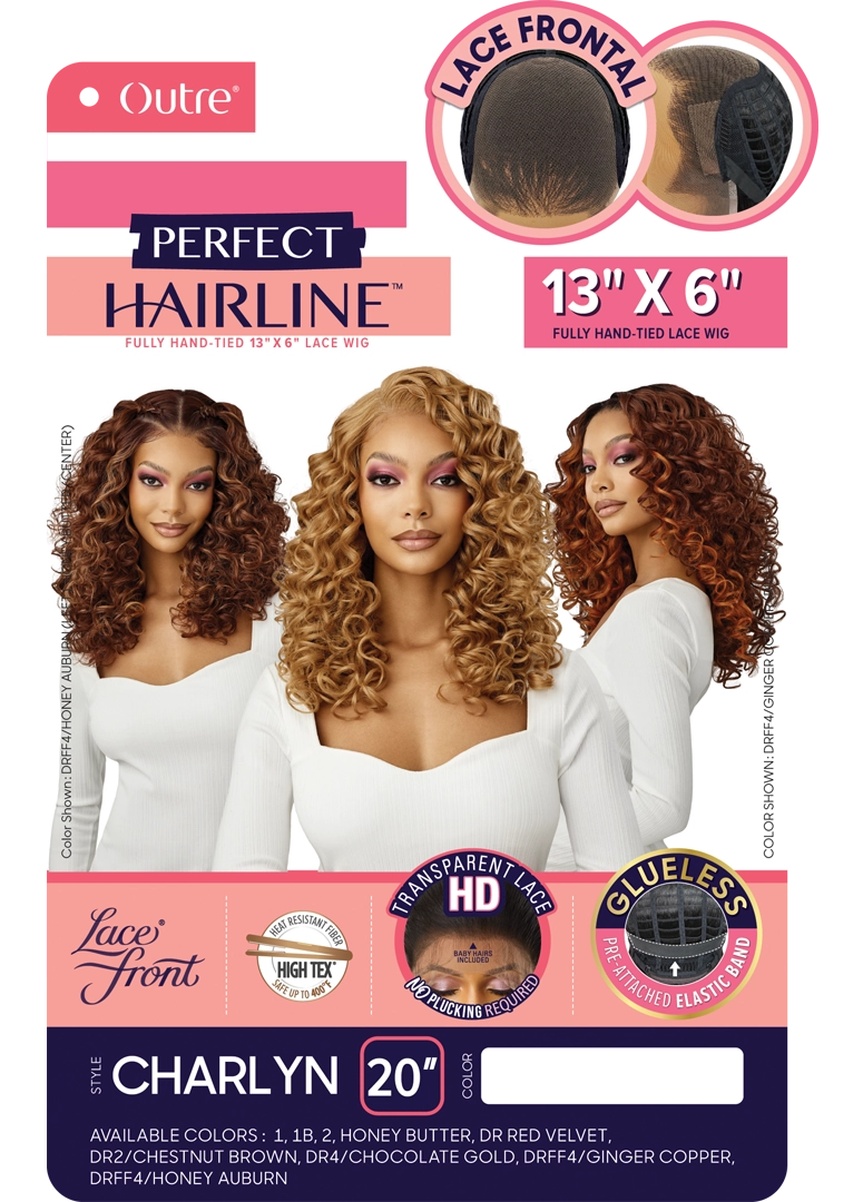 Outre Perfect Hairline 360 Frontal Lace 13"x 6" HD Transparent Lace Front Wig Charlyn - Elevate Styles