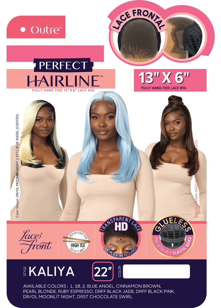 Outre Perfect Hairline 360 Frontal Lace 13"x 6" HD Transparent Lace Front Wig Kaliya - Elevate Styles
