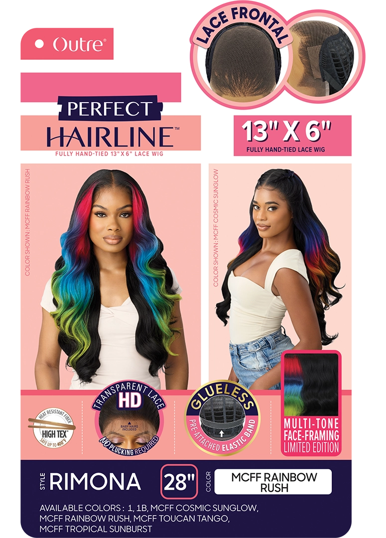 Outre Perfect Hairline 360 Frontal Lace 13"x 6" HD Transparent Lace Front Wig Rimona QLPHLRIM - Elevate Styles