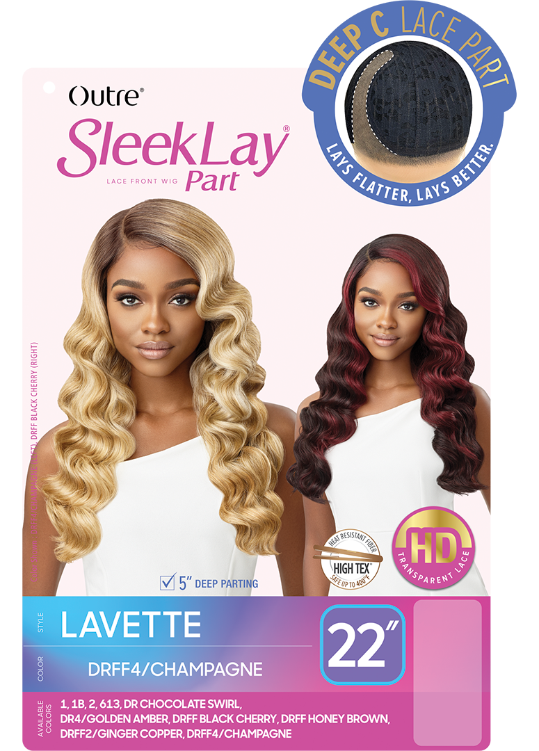Outre Sleeklay Part HD Deep C Lace Front Wig Lavette - Elevate Styles