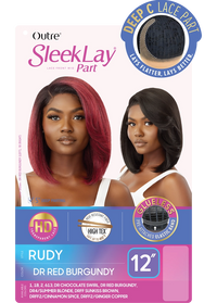 Thumbnail for Outre Synthetic Sleek Lay Part HD Transparent Lace Front Wig Rudy - Elevate Styles