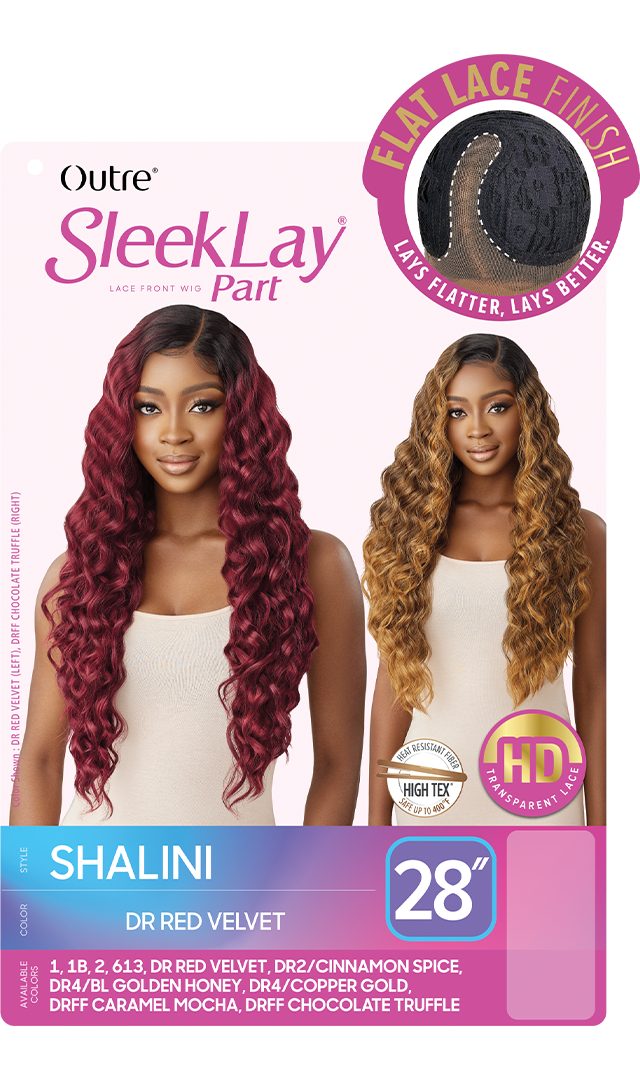 Outre Synthetic Sleek Lay Part HD Transparent Lace Front Wig Shalini 28" - Elevate Styles