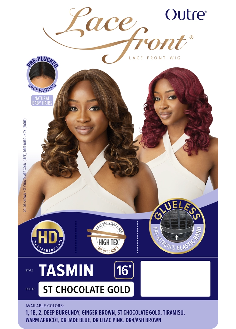 Outre Synthetic Glueless HD Transparent Lace Front Wig Tasmin QLTSM - Elevate Styles