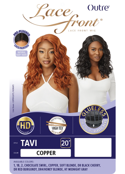 Outre Synthetic Sleek Lay Part HD Transparent Lace Front Wig Tavi - Elevate Styles
