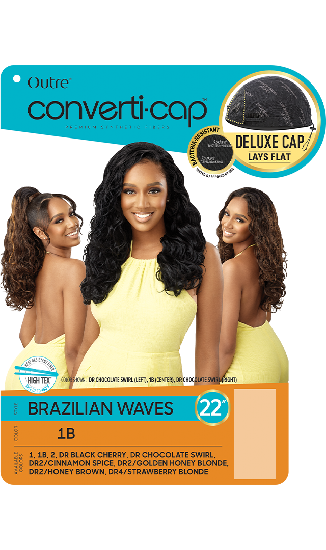 Outre Synthetic Converti-Cap Wig Brazilian Waves - Elevate Styles