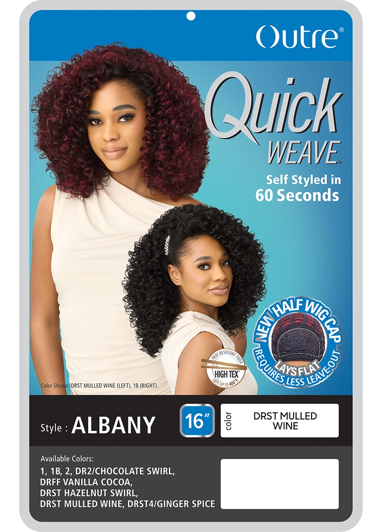 Outre Quick Weave Half Wig Albany QSALB - Elevate Styles