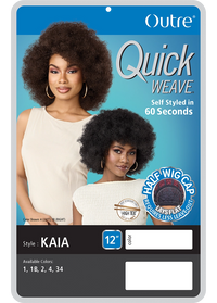 Thumbnail for Outre Quick Weave Synthetic Half Wig Kaia QSKIA