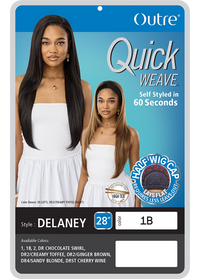 Thumbnail for Outre Quick Weave Synthetic Half Wig Delaney QSDEL