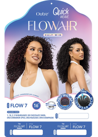 Thumbnail for Outre Quick Weave FlowAir Half Wig Flow 7 QSFFLO7