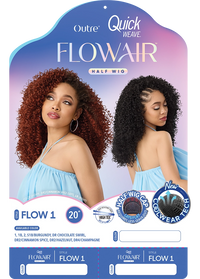 Thumbnail for Outre Quick Weave FlowAir Half Wig Flow 1 QSFFLO1 - Elevate Styles