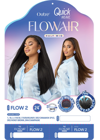 Thumbnail for Outre Quick Weave FlowAir Half Wig Flow 2 QSFFLO2 - Elevate Styles