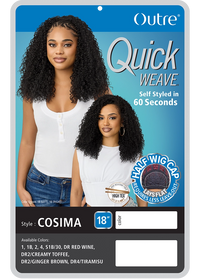 Thumbnail for Outre Quick Weave Synthetic Half Wig Cosima QSCOS - Elevate Styles