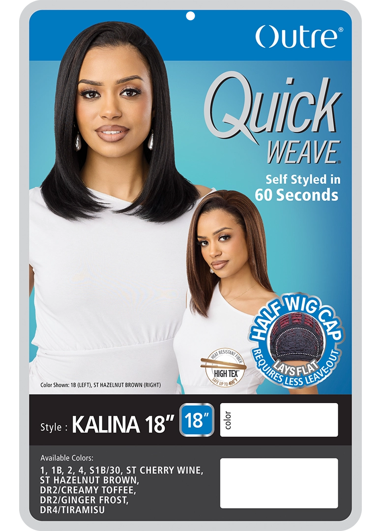 Outre Quick Weave Synthetic Half Wig Kalina 18" QSKAL18