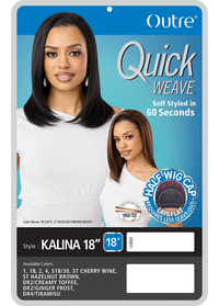Thumbnail for Outre Quick Weave Synthetic Half Wig Kalina 18