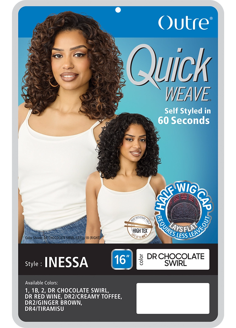 Outre Quick Weave Synthetic Half Wig Inessa QSINS