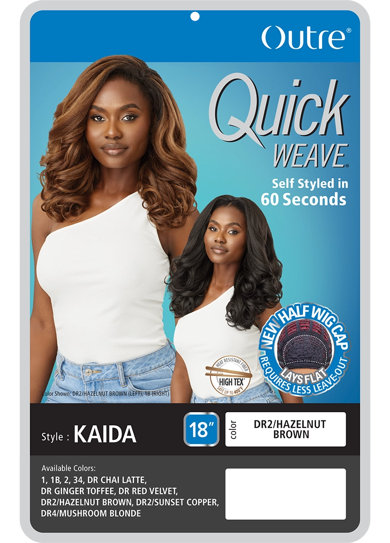 Outre Quick Weave Synthetic Half Wig Kaida QSKAI