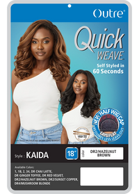 Thumbnail for Outre Quick Weave Synthetic Half Wig Kaida QSKAI