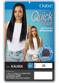 Thumbnail for Outre Quick Weave Synthetic Half Wig Kalina QSKAL - Elevate Styles