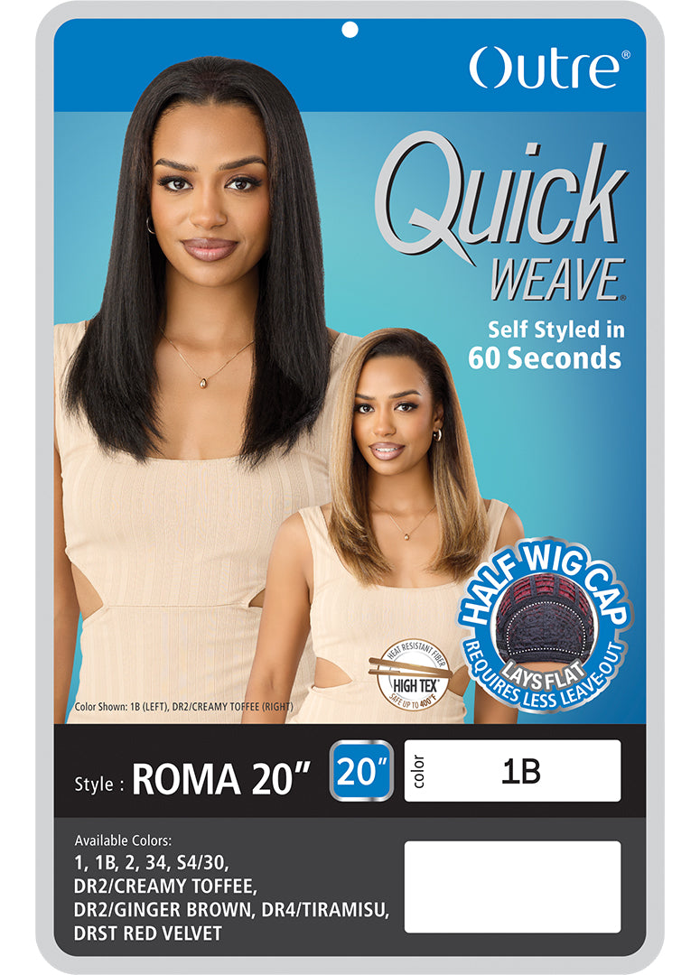 Outre Quick Weave Half Wig Roma 20" QSROM20 - Elevate Styles