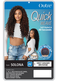 Thumbnail for Outre Quick Weave Half Wig Solona QSSOL - Elevate Styles