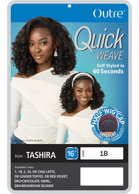Thumbnail for Outre Quick Weave Synthetic Half Wig Tashira QSTAS - Elevate Styles
