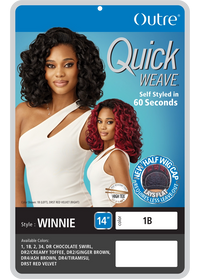 Thumbnail for Outre Quick Weave Half Wig Winnie QSWIN - Elevate Styles
