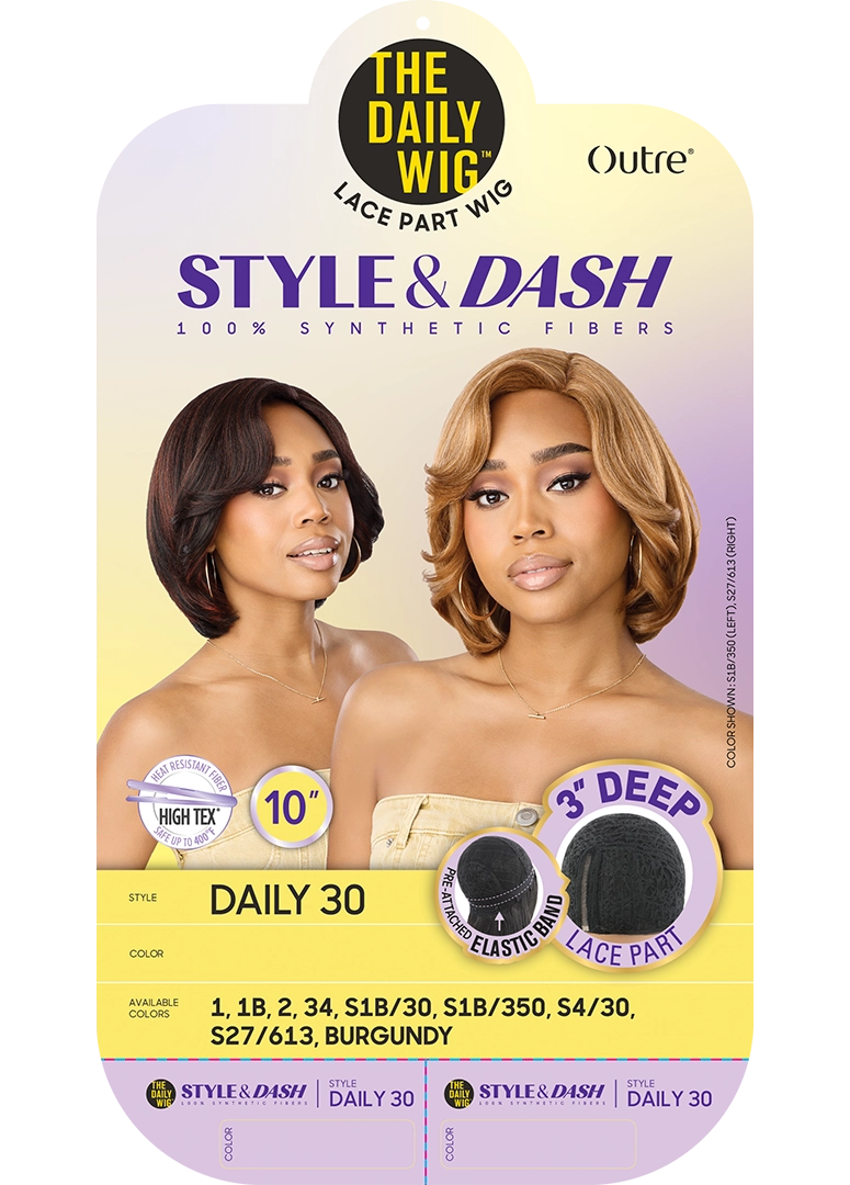 Outre The Daily Wig Style and Dash Lace Part Wig Daily 30 QPDSDAI30