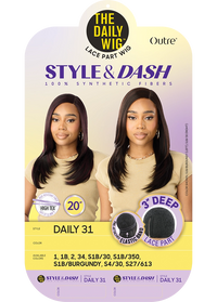 Thumbnail for Outre The Daily Wig Style and Dash Lace Part Wig Daily 31 QPDSDAI31
