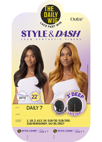 Thumbnail for Outre The Daily Wig Style and Dash Lace Part Wig Daily 7 - Elevate Styles