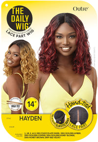 Thumbnail for Outre The Daily Wig Premium Synthetic Hand-Tied Lace Part Wig Hayden - Elevate Styles