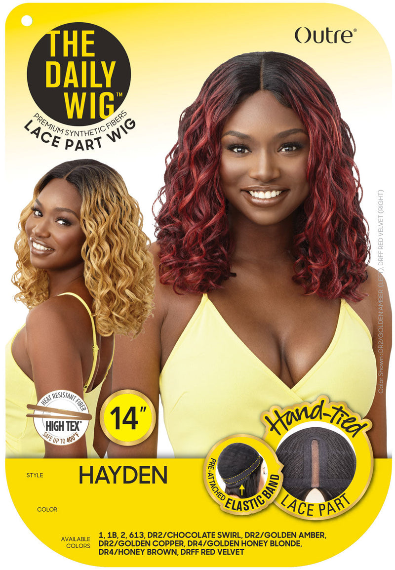 Outre The Daily Wig Premium Synthetic Hand-Tied Lace Part Wig Hayden - Elevate Styles