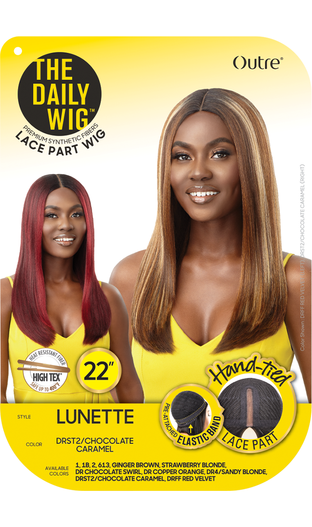 Outre The Daily Wig Premium Synthetic Hand-Tied Lace Part Wig Lunette - Elevate Styles